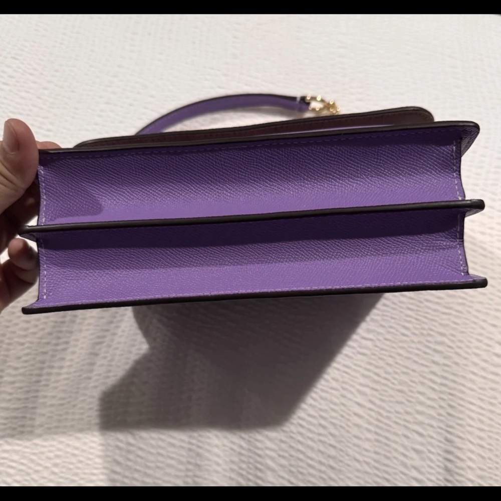 NEW Coach Klare Crossbody Bag CZ985 Purple - Picture 7 of 12